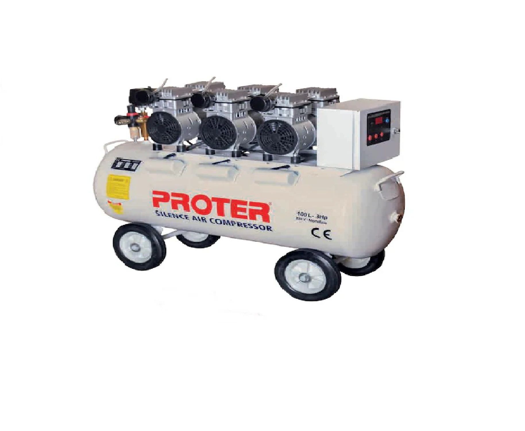 PROTER PR 103 S 100 LT 3 HP Kompresör Beyaz