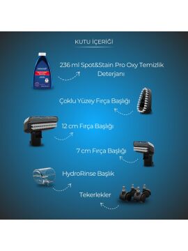Bissell SpotClean HydroSteam Pro 3700N Buharlı Koltuk ve Halı Yıkama Makinesi