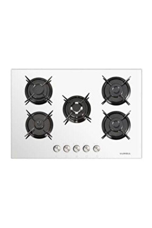 Luxell LX-50 OAHDF Wok Gözlü Beyaz Cam Ankastre Ocak