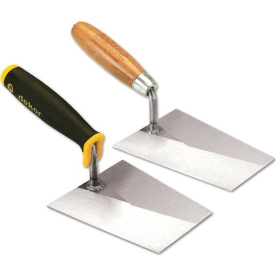 Dekor Duvarcı Malası Ahsap Saplı Yay Çelıgı 9 Cm X 12 Cm X 20 Cm 268