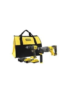 Stanley SFMCK216MDS Matkap + Kırıcı Delici Elektrikli El Aletleri Seti