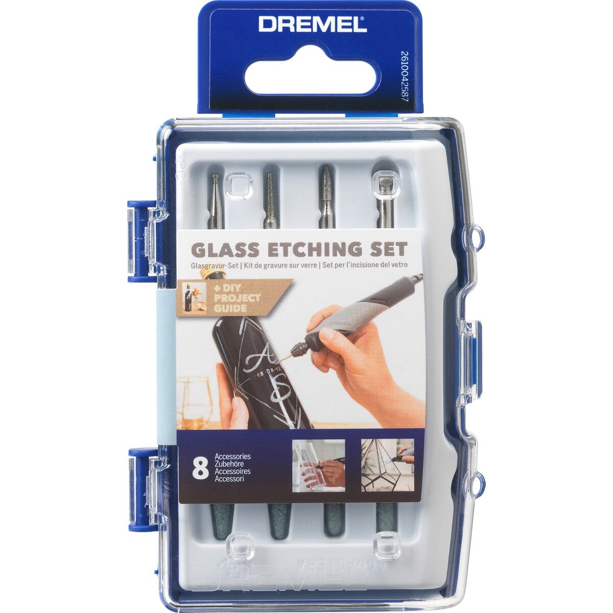 DREMEL CAM İŞLEME AKSESUAR SETİ(682) 8Lİ