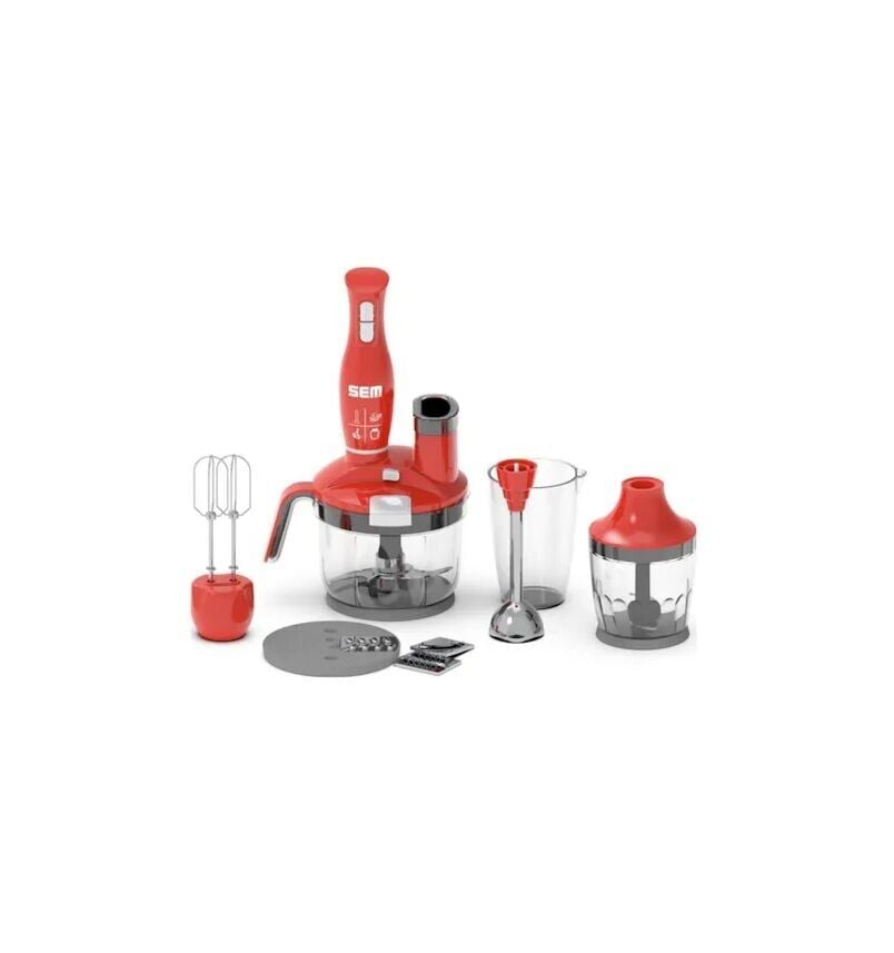 Sem Problade SK 235 Full Multiset Kırmızı 1500 W Blender Seti