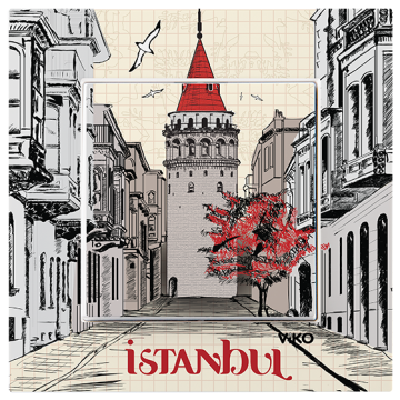 Vikko Karre Cıtıes Galata Kulesi Anahtar 90962800