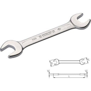 İzeltaş İki Ağız Anahtar Kısa Boy 13X14 Mm