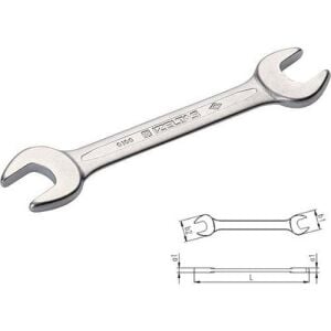 İzeltaş İki Ağız Anahtar Kısa Boy 13X14 Mm