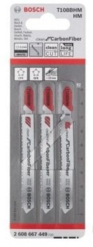 Bosch T 108 Bhm Dekupaj Testeresi Bıçağı - 3'Lü Paket