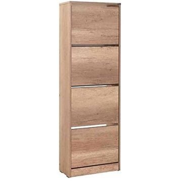 Adore Flat Duo 4 Katlı Ayakkabılık Dolabı - Latte