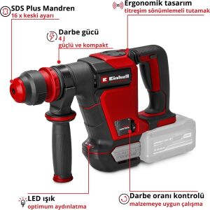 EİNHELL TP-DH 18/4 Lİ BL SOLO AKÜLÜ KIRICI