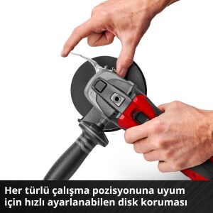 EİNHELL TE-AG 18/115 Lİ-SOLO AVUÇ TAŞLAMA