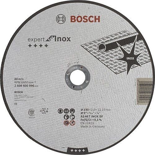 Bosch 230x2,0 mm Expert for Inox Düz
