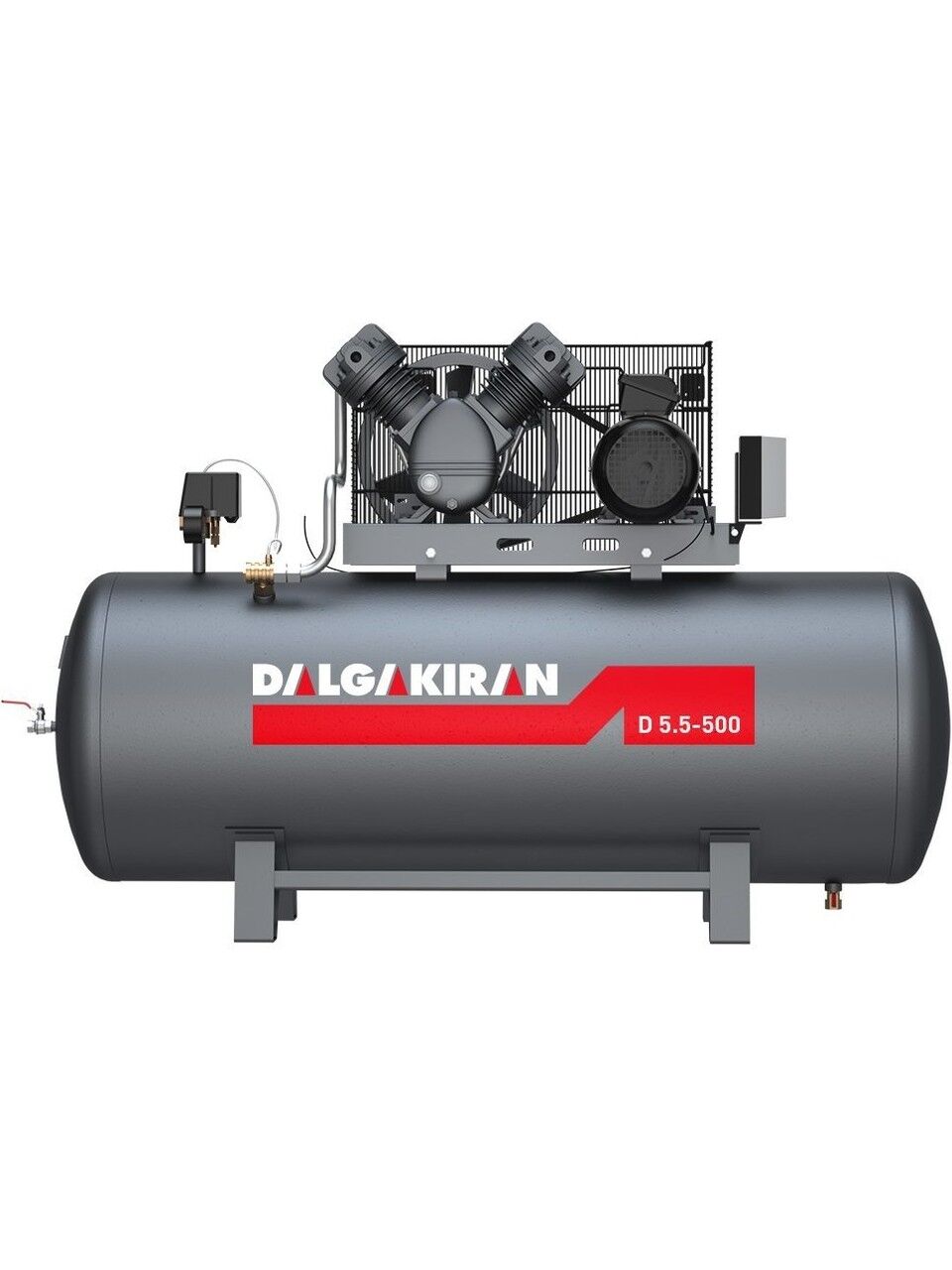Dalgakıran D 5.5-500 500 Lt Kompresör