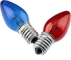 Tek -İş E14 Gece Lambası Ampul 10 Adet Renkli