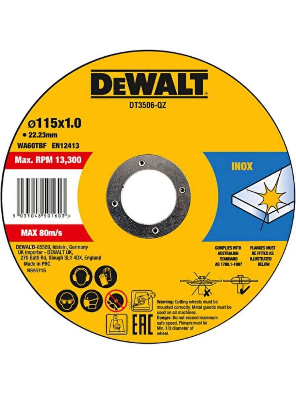Dewalt DT3506-QZ  115X1MM  1 Adet