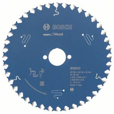 BOSCH EXPERT FOR WOOD 190*30 MM 40 DİŞ