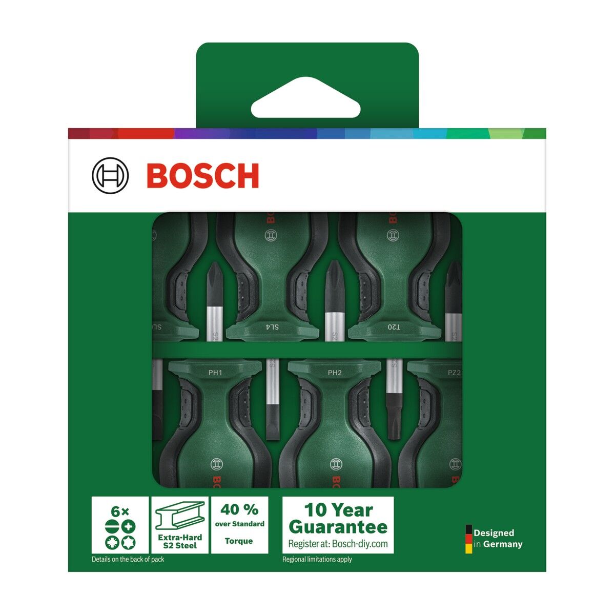 BOSCH KISA TORNAVİDA SETİ 6 PARÇA