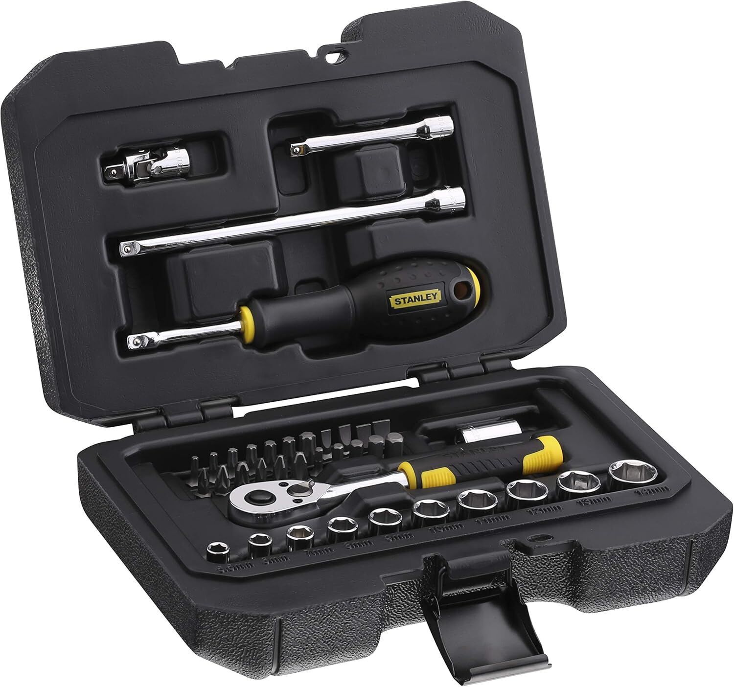 Stanley STMT82828-1 Soket Seti ¼'' - 38 Parçalık Set