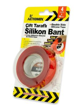 Automix Silikon Çift Taraflı Bant 18MM x 4 Metre