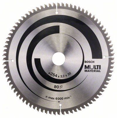 BOSCH MULTİ MATERİAL 254*30 MM 80 DİŞ