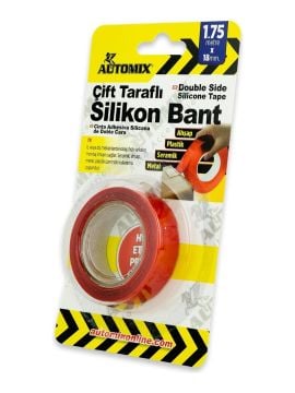 Automix Silikon Çift Taraflı Bant 18mm x 175 CM