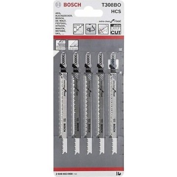 Bosch ImpactC Vidalama BOSCH T 308 BO EXTRACLEAN FOR WOOD 5'Lİ 2608663868PH/PZ*50mm 8'li