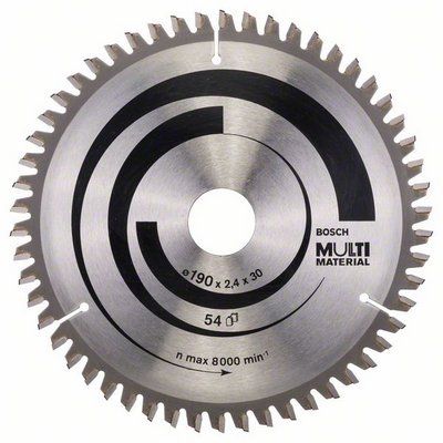 BOSCH MULTİ MATERİAL 190*30 MM 54 DİŞ