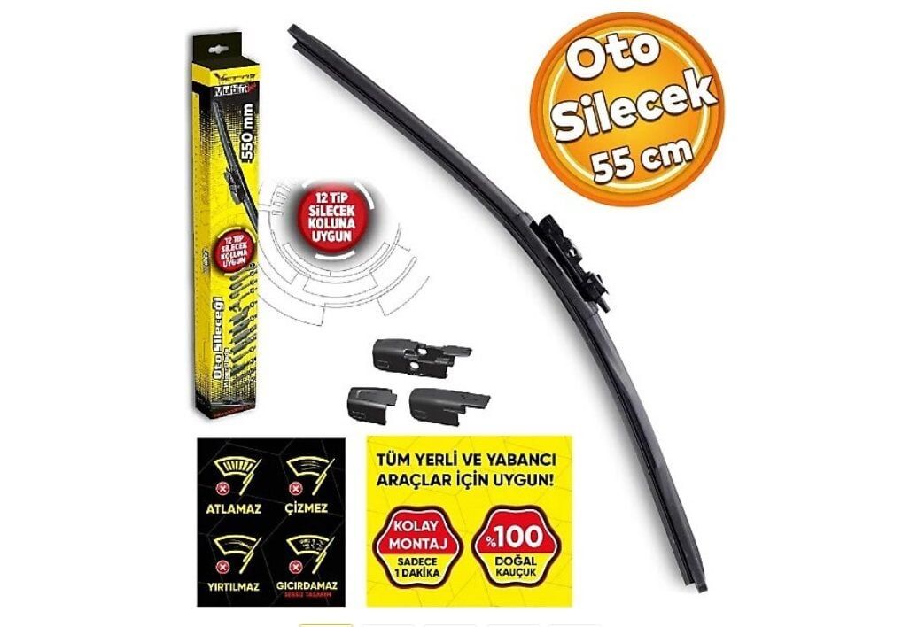 Automix Vette Multifit Plus Aparatlı Silecek 55 cm