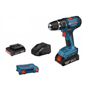 Bosch GSB 18-2 Li Darbeli 2x2 Ah Çift Akülü Vidalama