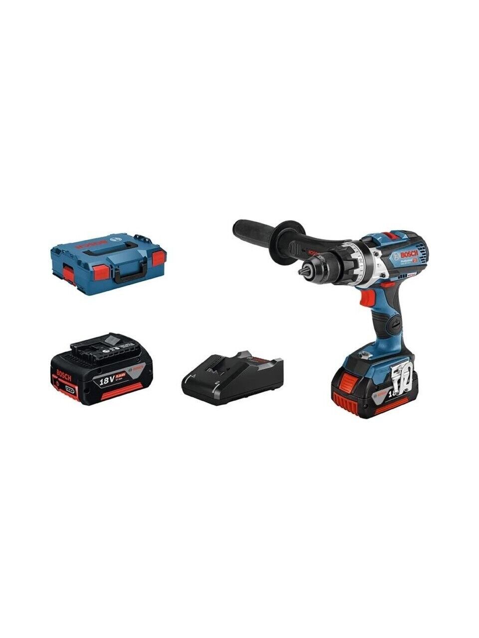 Bosch GSB 18V-110 C Çift Akülü 4 Ah Vidalama