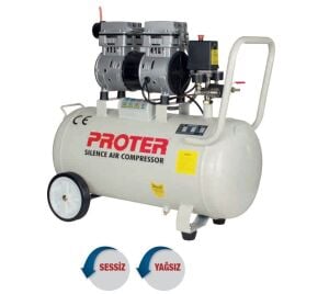 Proter 50 lt Sessiz Yağsız Hava Kompresör