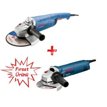Bosch Gws 22-230 P + Gws 1400 Taşlama Seti