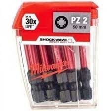 Milwaukee Shockwawe Bits Uç Pz2 50 MM 10'lu