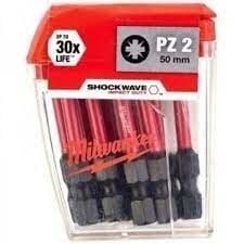 Milwaukee Shockwawe Bits Uç Pz2 50 MM 10'lu
