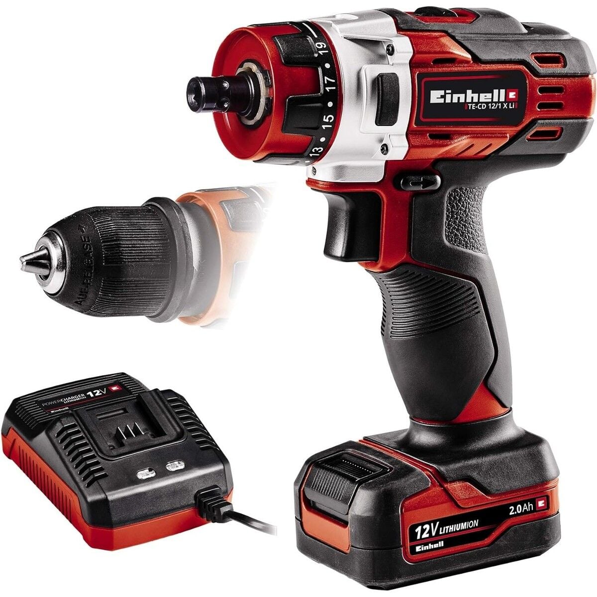 EİNHELL TE-CD 12/1 X-Lİ 1X2 AH VİDALAMA 4513592