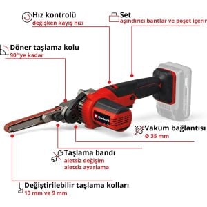 EİNHELL TE-BF 18 Lİ SOLO ZIMPARA MAKİNESİ 4461000
