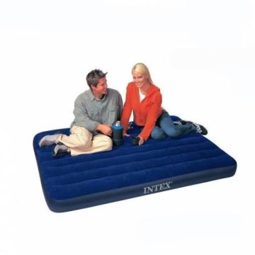 İntex 68758 Lacivert Çift Kişilik Yatak 137x191x22 cm