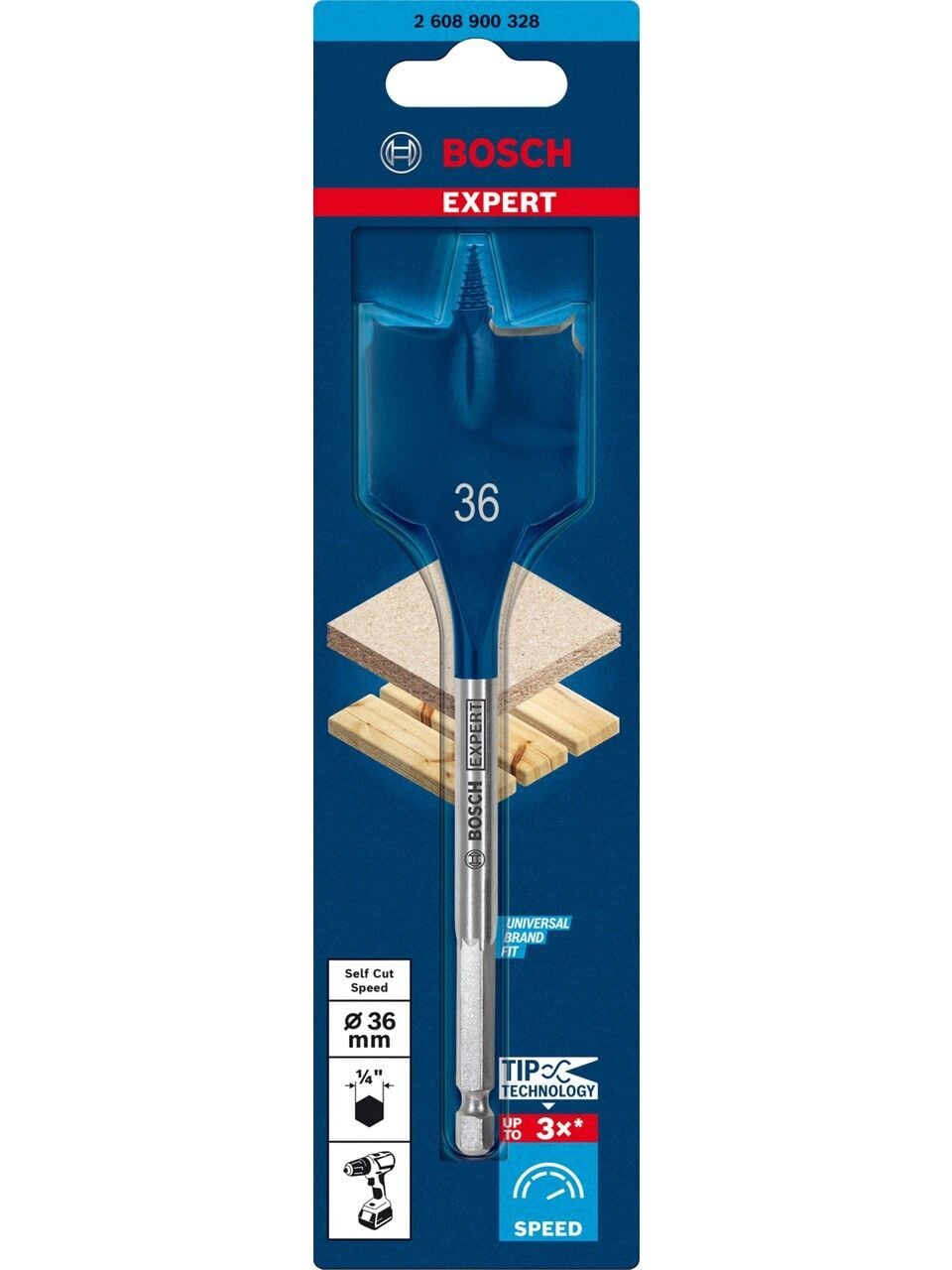 Bosch Expert Self Cut Speed Yaprak Delme Ucu 36 x 152 mm