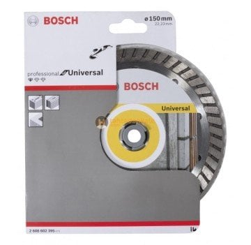 Bosch - Expert Serisi Tüm Malzemeler İçin Turbo Segman Elmas Kesme Diski - 150 X 22,23 X 2,5 X 10 Mm