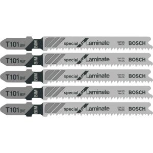 Bosch - Laminant İçin Özel T 101 Bıf Dekupaj Testeresi Bıçağı - 5'Li Paket