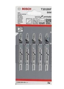 Bosch - Laminant İçin Özel T 101 Bıf Dekupaj Testeresi Bıçağı - 5'Li Paket