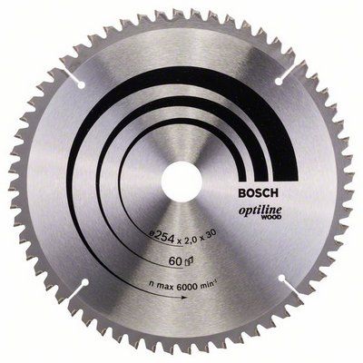 BOSCH OPTİLİNE WOOD 254*30 MM 60 DİŞ