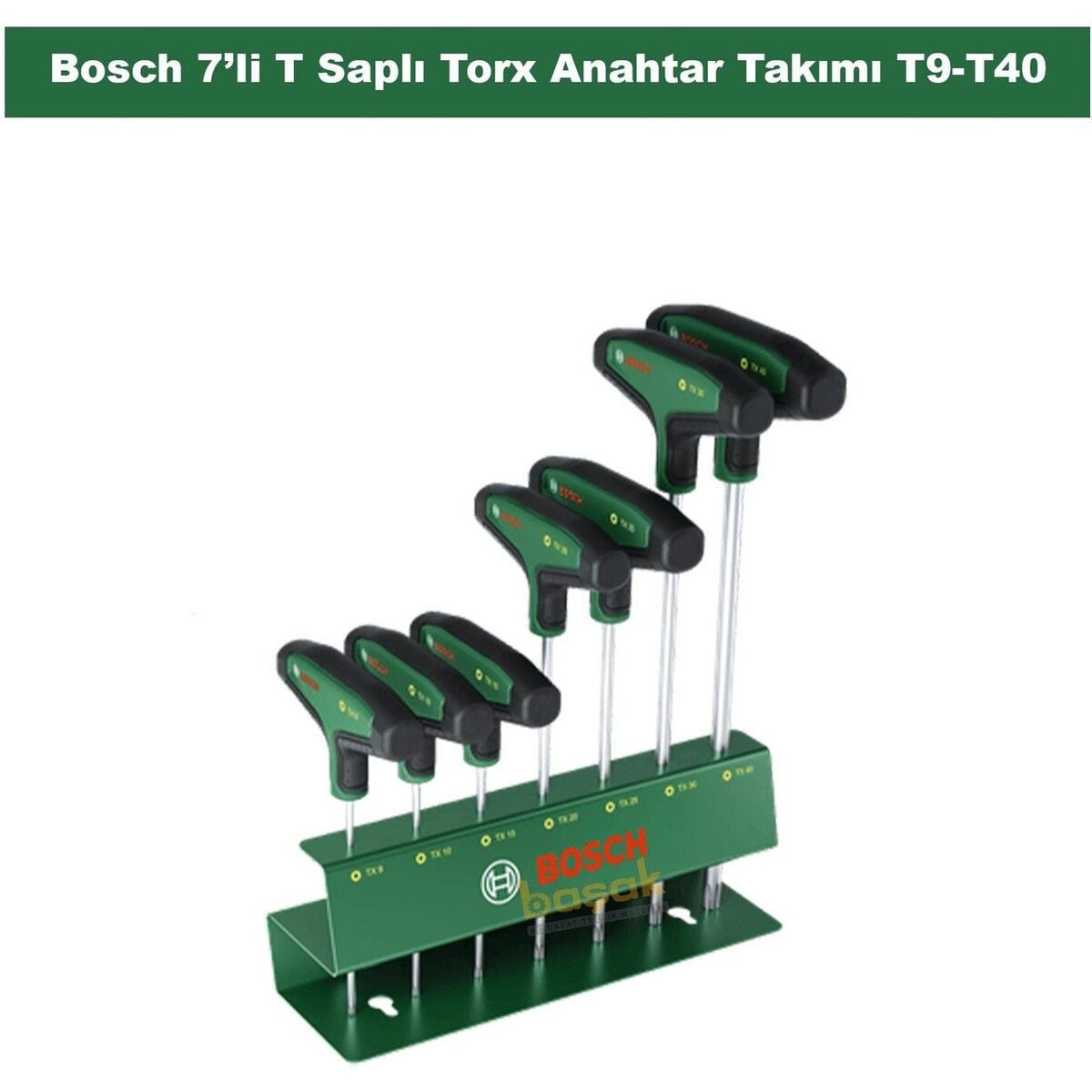 BOSCH T SAPLI TORX TORNAVİDA SETİ 7 PARÇA