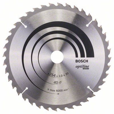 BOSCH OPTİLİNE WOOD 254*30 MM 40 DİŞ