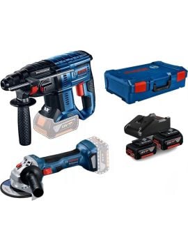 Bosch GBH 180-LI Akülü Kırıcı Delici + Bosch GWS 180-LI  Avuç Taşlama Seti