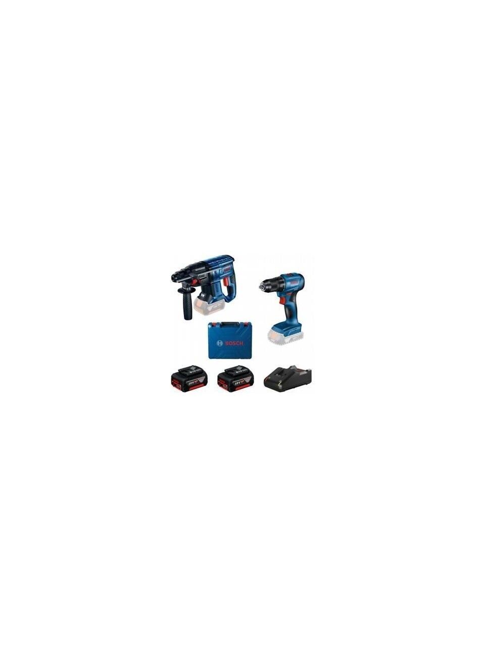 BOSCH GBH 185 KIR.DEL+GSR 185 VİD. 2AH+4AH 2Lİ SET