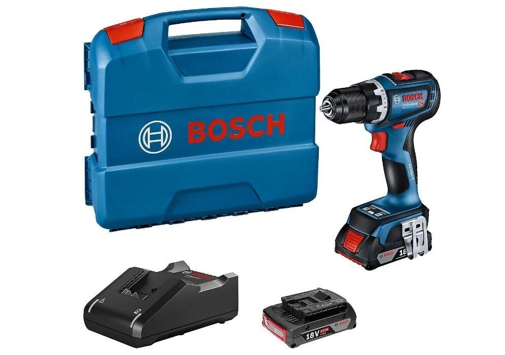 Bosch GSR 18V-90 C 2 X 2 Ah Akülü Vidalama