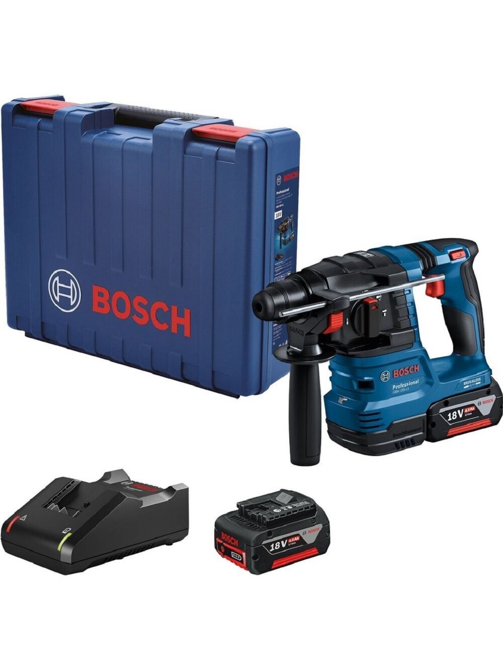 Bosch GBH 185-Li Çift Akülü 4 Ah Kırıcı-Delici