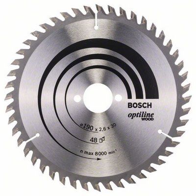 BOSCH OPTİLİNE WOOD 190*30 MM 48 DİŞ
