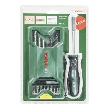 Bosch X-Line 15+1 Vidalama&Matkap Ucu Seti