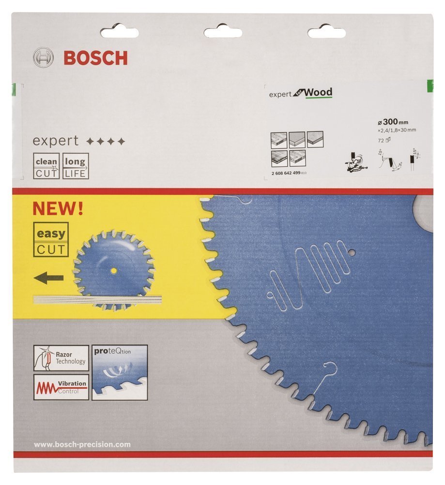Bosch Expert For Wood 300x30 mm 72 Diş Odun Kesici Disk